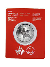 2023 1 oz Treasured Maple Leaf Silver Coin Canada 9999 Ag Year of The Rabbit