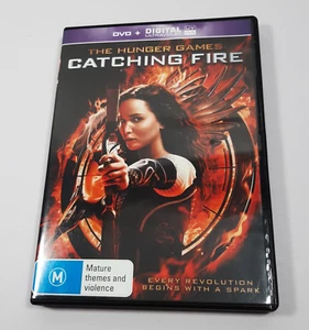 The Hunger Games Catching Fire PAL Movie DVD R4 VGC Jennifer Lawrence - Picture 1 of 3