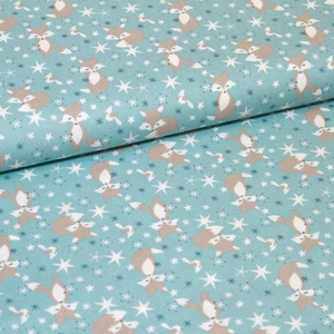 Patchwork Stoff - Füchse Sternenhimmel Serie Kitzbühl - Westfalenstoffe (0104) - Bild 1 von 2