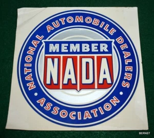 CALCOMANÍA VENTANA ASOCIACIÓN NACIONAL DE CONCESIONARIOS DE AUTOMÓVILES de la década de 1960 - Imagen 1 de 4