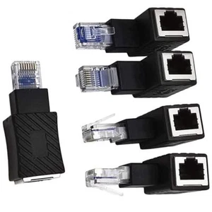 RJ45 Male to Female Extension Cat5 Cat6 Lan Network Connector Ethernet Adapter - Picture 1 of 8