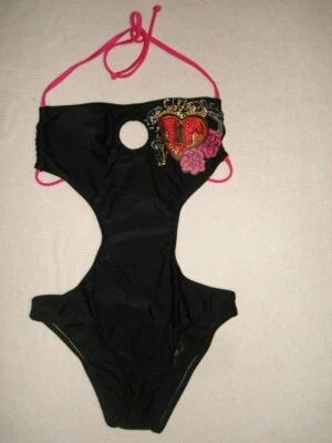 Split, traje de baño, negro, pequeño, nuevo Foto 1 de 4