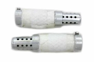 Juego deflector silencioso de 2" para Harley Davidson de V-Twin Foto 1 de 2
