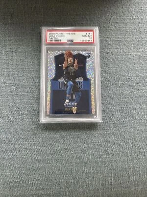 Luca Doncic 2018-19 Panini Threads Dazzle Rookie Card #181 PSA 10 Gem Mt - Image 1 of 2