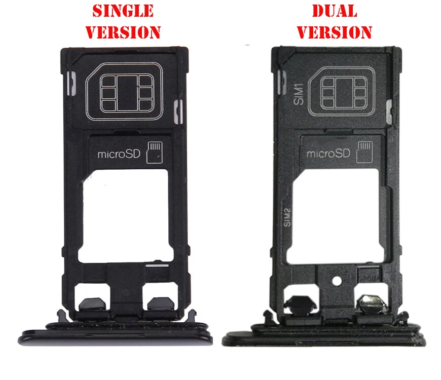 PARA SONY XPERIA XZ F8331 F8332 SD+MICRO SIM TARJETA BANDEJA SOPORTE REPUESTO AU Foto 1 de 1