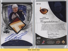 2008-09 Upper Deck The Cup Signature Patch /75 Ilya Kovalchuk #SP-IK Patch Auto