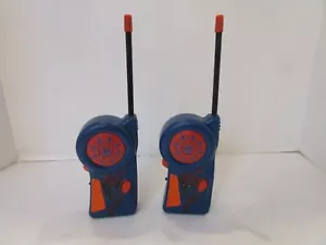 2012 Marvel Superhelden Spiderman Paar Walkie-Talkies getestet funktioniert L1 - Bild 1 von 3