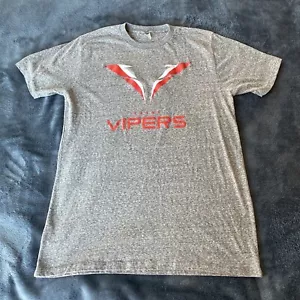 XFL Las Vegas Vipers Manga Corta Gris Cuello Redondo L/T - Imagen 1 de 8