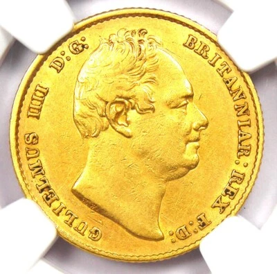 1832 Britain William IV Gold Sovereign Coin 1S - Certified NGC AU Details - Image 1 of 4