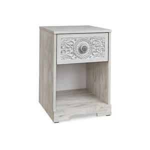 Signature Design by Ashley Paxberry 1 Drawer Nightstand Whitewash - Picture 1 of 4