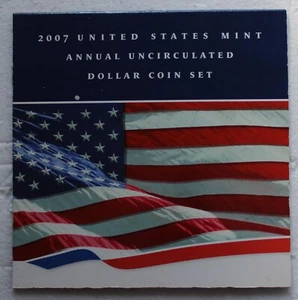 2007 US Mint Annual Uncirculated Dollar Coin Set - Picture 1 of 3