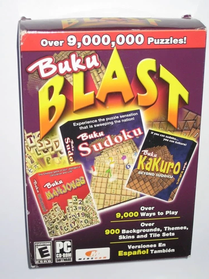 Buku Blast - Mahjongg, Sudoku, Kakuro PC NEW - Image 1 of 1