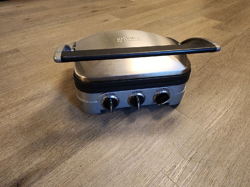 Cuisinart GR-4N 5-in-1 Grill Griddler Panini Maker Set