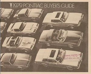 Automobile Brochure 1979 Pontiac Buyer's Guide - Picture 1 of 1