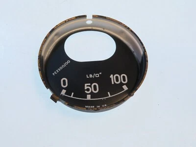 Smiths Oil Pressure Gauge Dial Face Plate Fits Jaguar MKII 2.4 3.4 3.8 PE2300/00 - Image 1 of 3