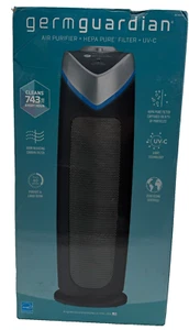 GermGuardian Air Purifier with HEPA 13 Filter Remote Control ROOM COVERAGE New - Picture 1 of 2