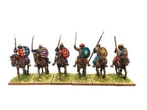 MEDIEVAL ARAB/SARACEN CAVALRY 6 28mm painted historical DARK AGE SAGA - Picture 1 of 4