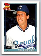 1991  Topps Traded #12T Mike Boddicker Kansas City Royals