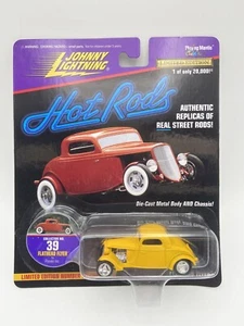 Johnny Lightning Hot Rods Coleccionista No 39 Flathead Flyer Amarillo ENVÍO GRATUITO - Imagen 1 de 4