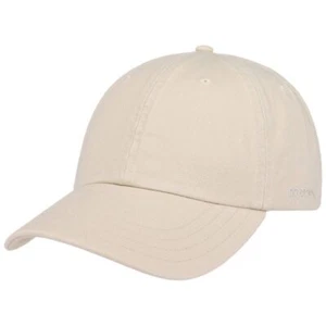 STETSON Berretto Baseball in cotone unito CREMA - Imagen 1 de 2