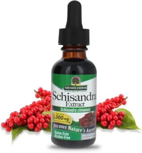 Schisandra Berry Extract - Alcohol Gluten Free, Stress Fatigue Relaxing Support - Picture 1 of 7