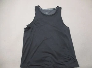 ATHLETA GIRL Size L(12) Girls Black Round Neck Back Cutout Athletic Tank Top 442 - Picture 1 of 8