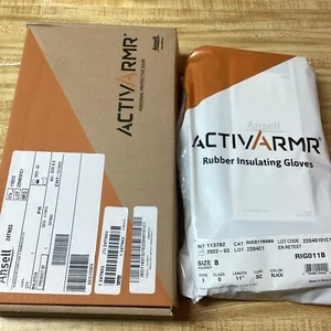 Guantes Ansell ActivARMR Lineman Talla 8 Negro 11" Tipo 1 Clase 00. RIG0011B - Imagen 1 de 2