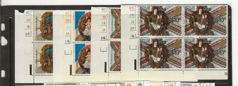 GREAT BRITAIN Plate Blocks...Sc# 732-735...Mint NH...1974...SCV $4.20++ Cover
