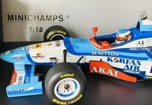 1/18 Minichamps 1997 Benetton B197 F1 Renault V10 JEAN ALESI France - Picture 1 of 10