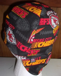 NFL Kansas City Chiefs  Custom Made Construction, Welder, Pipe-fitter, Biker Hat - Imagen 1 de 2