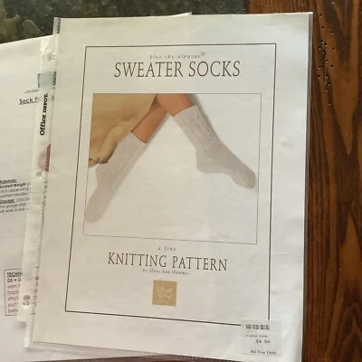 Sock Knitting Patterns - Image 1 of 2