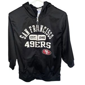 NFL Team Apparel San Francisco 49er Full Zip Hoodie Youth XXL 18 Niner Gang Logo - Picture 1 of 10