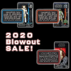¡VENTA BLOWOUT!! JUEGO de 3 parches de hierro con logotipo de Hasbro STAR WARS ""The Black Series - Imagen 1 de 9