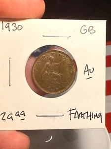 1930 Great Britain Farthing - Picture 1 of 2