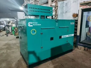 62.5kva(50kw) Cummins Three Phase Silent Diesel Generator set with new canopy. - Picture 1 of 6