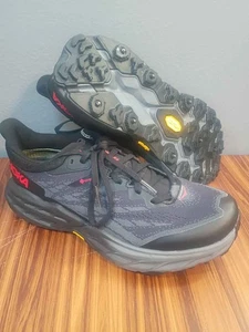 HOKA Speedgoat 5 GTX Spike Black Trail Shoes BRAND NEW - Picture 1 of 5