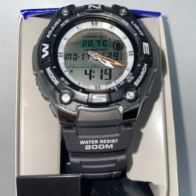 Reloj Pulsera Casio Sports Gear AQW–101 – 1AVCF Equipo de Pesca Hombre Batería de 10 Años Foto 1 de 4