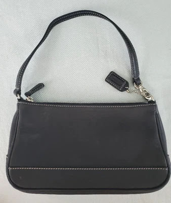 Bolso Demi Coach Hamptons Y2K Cuero Negro 7785 - Excelente Foto 1 de 4