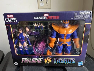 Marvel Legends Gameverse Psylocke vs Thanos paquete de 2 figuras objetivo juguete DMG LEER Foto 1 de 4