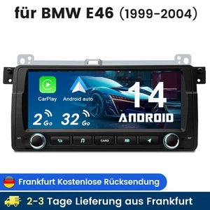 Für BMW E46 3er 318 320 325 M3 Apple Carplay Autoradio Android GPS Navi RDS 32GB - Bild 1 von 14