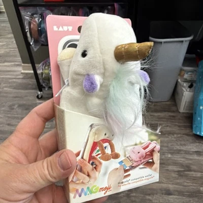 MAGMOJI Plush Wallet, MagSafe Compatable, Has Universal Mounting Ring - Unicorn - Image 1 of 3