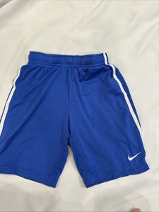 Nike Swish Micro Mesh Boy Shorts Royal Blue W/ Elastic Waist Size Medium - Picture 1 of 7