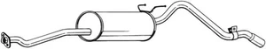 Silenciador trasero 286-409 BOSAL para TOYOTA VW - Imagen 1 de 7