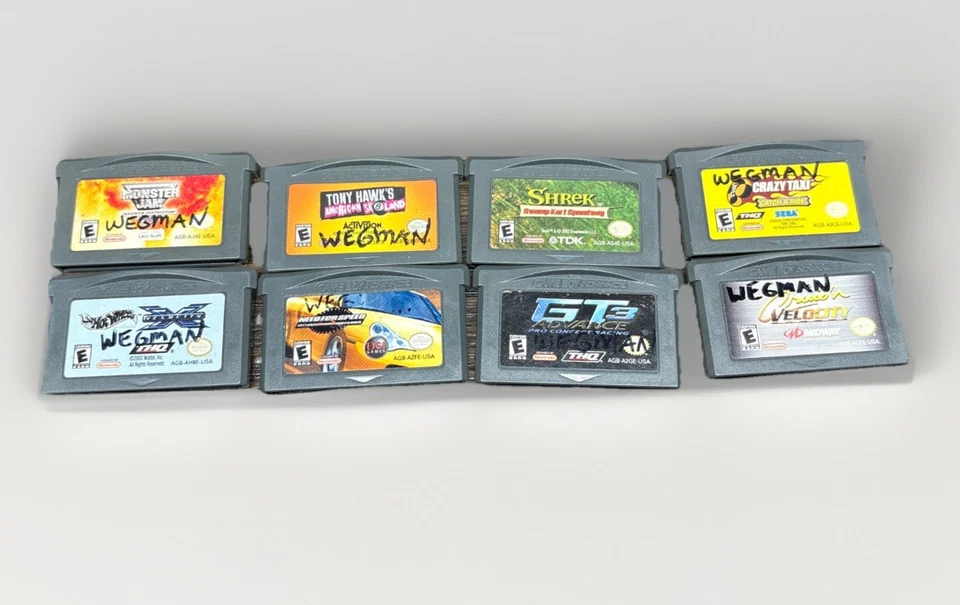 VTG Gameboy Advance Games Lot of 8 Shrek Tony Hawk Video Crazy Taxi W - Image 1 of 4