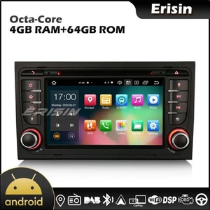 Radio de coche 8 núcleos Android 12 DAB+ Carplay TPMS BT Audi A4 S4 RS4 B9 B7 EXEO SEAT - Imagen 1 de 13