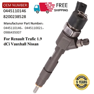 0445110146 Einspritzdüse für Renault Trafic 1.9 dCi Vauxhall Nissan 8200238528 - Bild 1 von 11