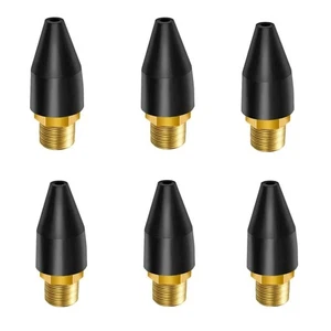 6 Pack Rubber Air Tool Blow Gun Rubber Tip for Air Nozzle Tip Air Tool Parts - Picture 1 of 8