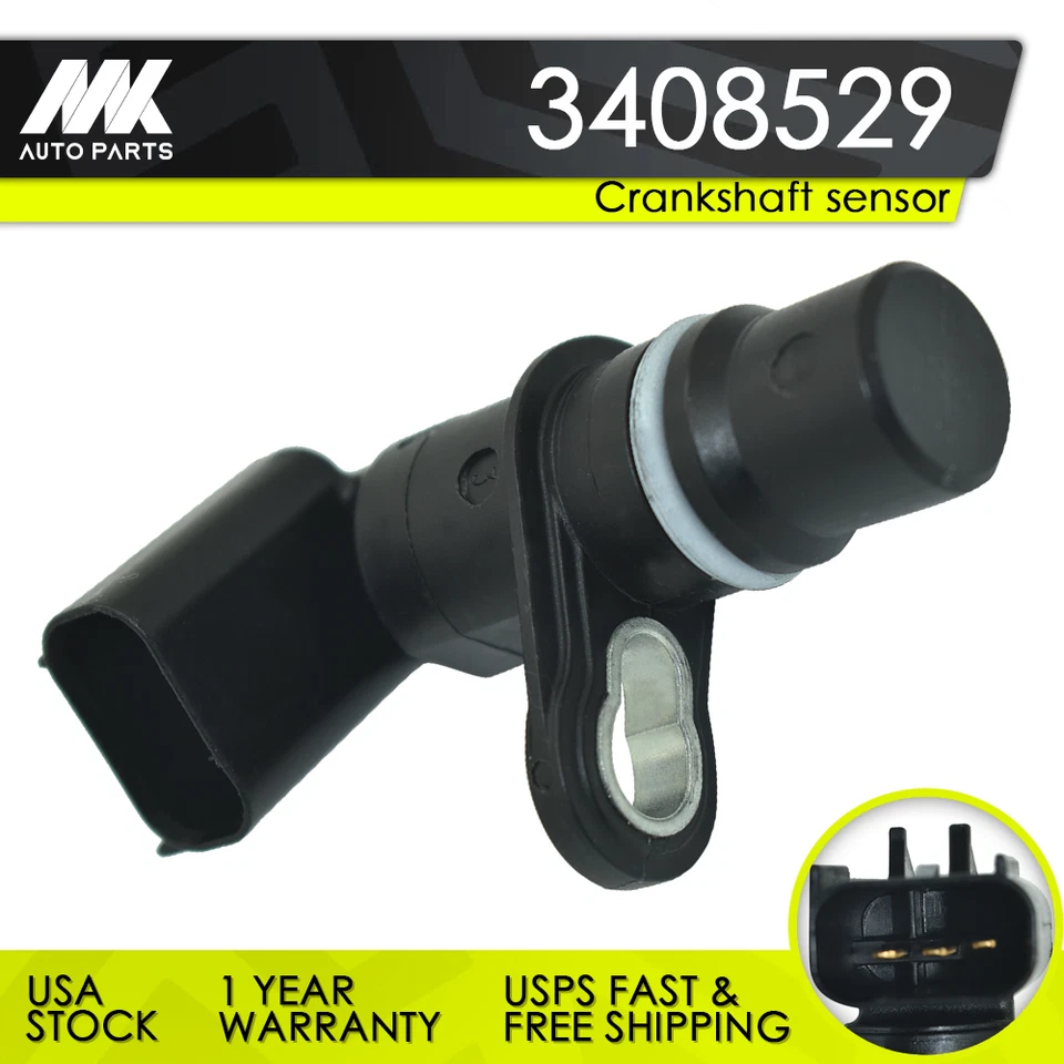3408529 Crankshaft Position Sensor For 2006-2010 Dodge Ram 2500 3500 Cummins ISF Foto 1 de 4