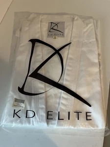 KD Elite Cotton/Poly White Martial Arts Jacket Size 8/220. Jacket Only NEW - Picture 1 of 7