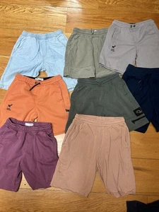 Zara Boys Lot Of Shorts 8 Pairs Size 10 Years Cotton Denim - Picture 1 of 9